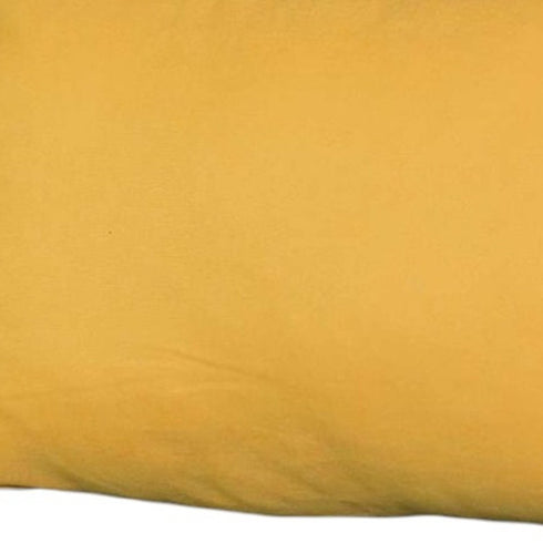 Set of 2 Yellow Modern Lumbar Throw Pillows
